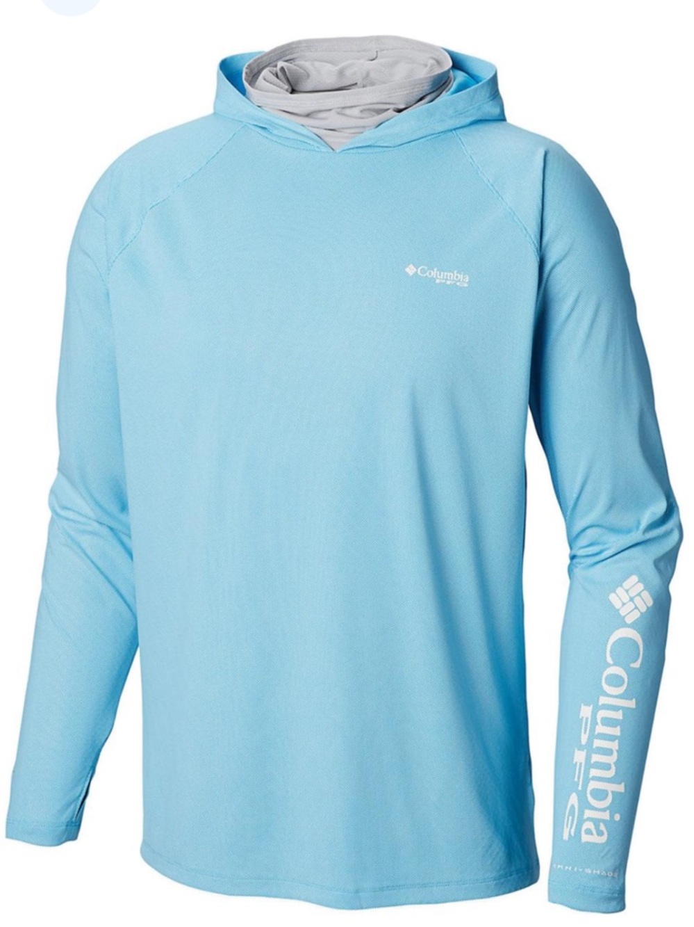 Columbia PFG Tidal Deflector ZERO™ Hoodie Small unisex FISHING shirt w/gaitor